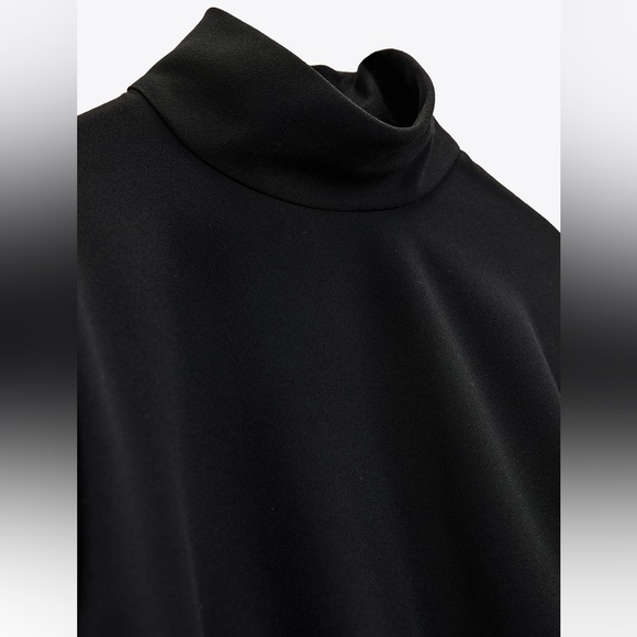 ✨SALE✨ ZARA HIGH COLLAR MIDI DRESS ✨SALE✨ - Picture 6 of 7